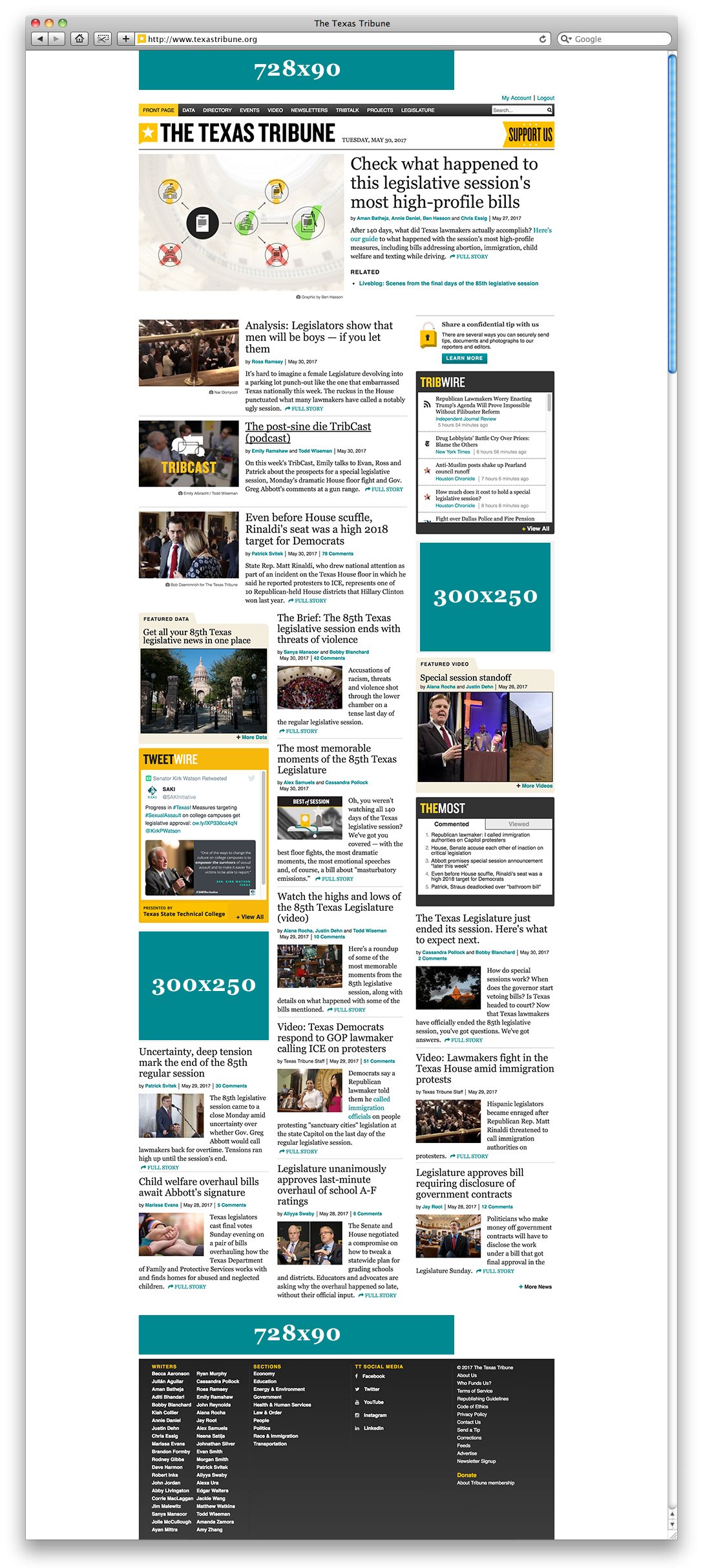 Front Page Takeover